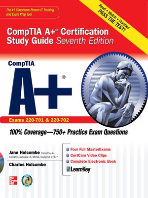 cover image of CompTIA A+ Certification Study Guide (Exam 220-701 & 220-702)